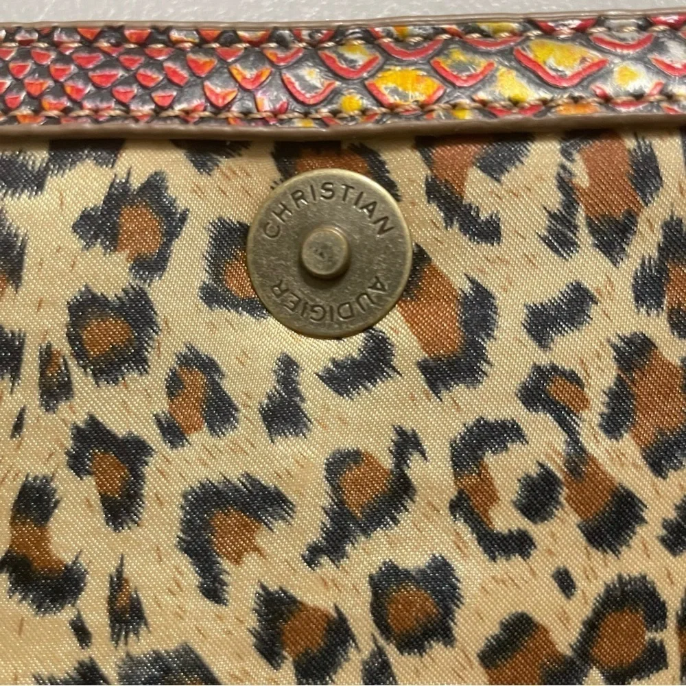 Christian Audigier Clutch Studded. Excellent Condition.